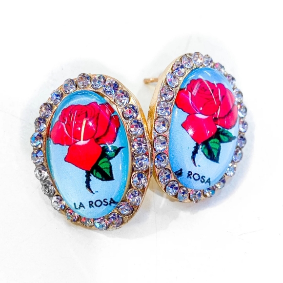 Jewelry - Loteria la Rosa earrings